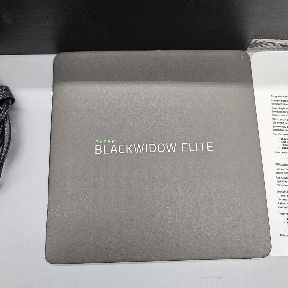 Razer BlackWidow Elite Mechanical Gaming Keyboard W Logitech G502 Mouse Tested